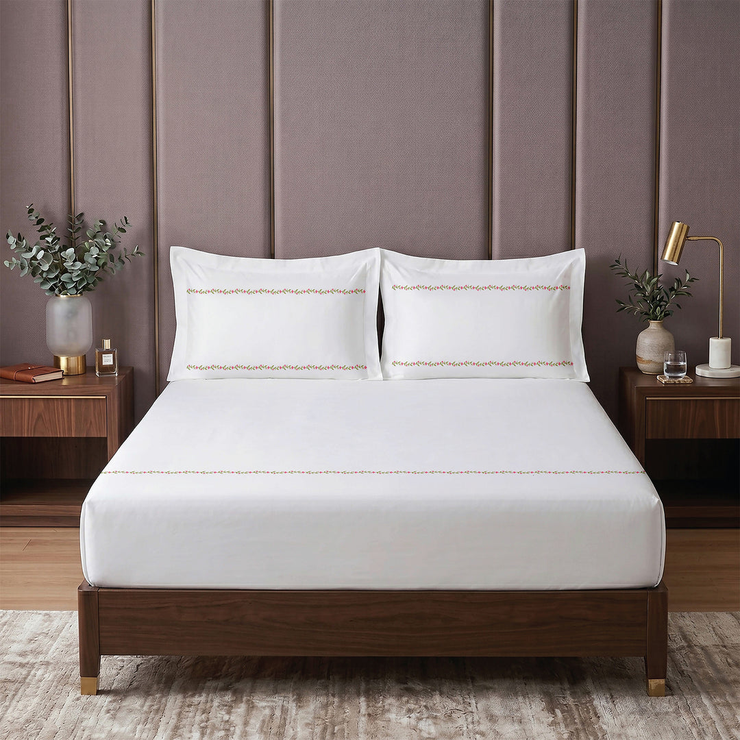 Pink Meadow Bedsheet Set
