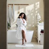 100% COTTON SUPER SOFT FINISH 400 GSM BATH ROBE