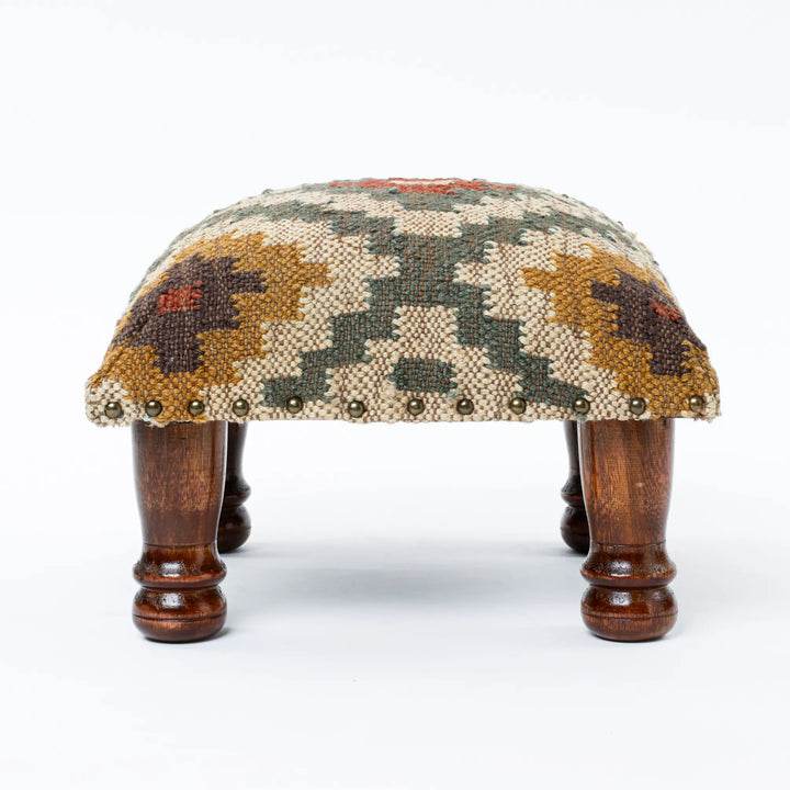 Handwoven Ethnic Footstool