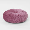 Velvet Pleated Pouffe