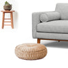 Velvet Pleated Pouffe