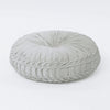 Velvet Pleated Pouffe