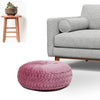 Velvet Pleated Pouffe Diameter- 70cm | Height - 25cm