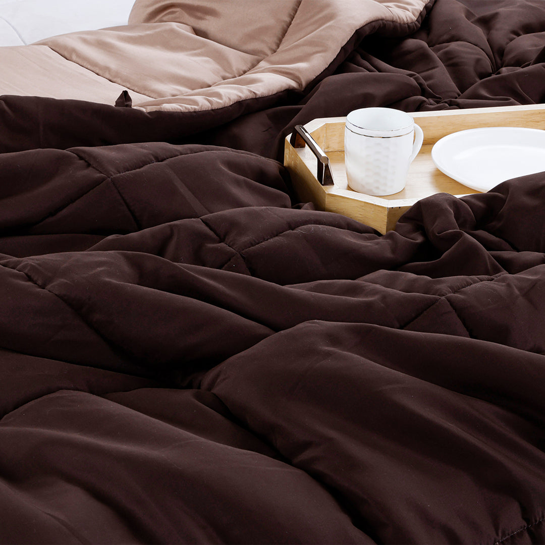 COOL FINISH PREMIUM 500 GSM - SOLID REVERSIBLE WINTER SHIELD ACUTE WINTER DUVET