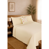 Bloom Elan Mulmul Bed Spread with Embroidered Cushion Covers
