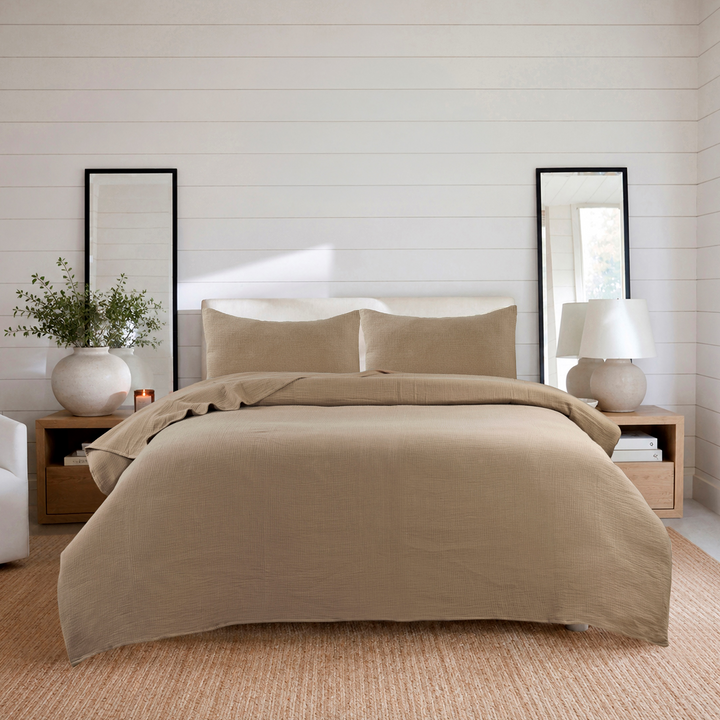 Plain Mulmul Bed Spread