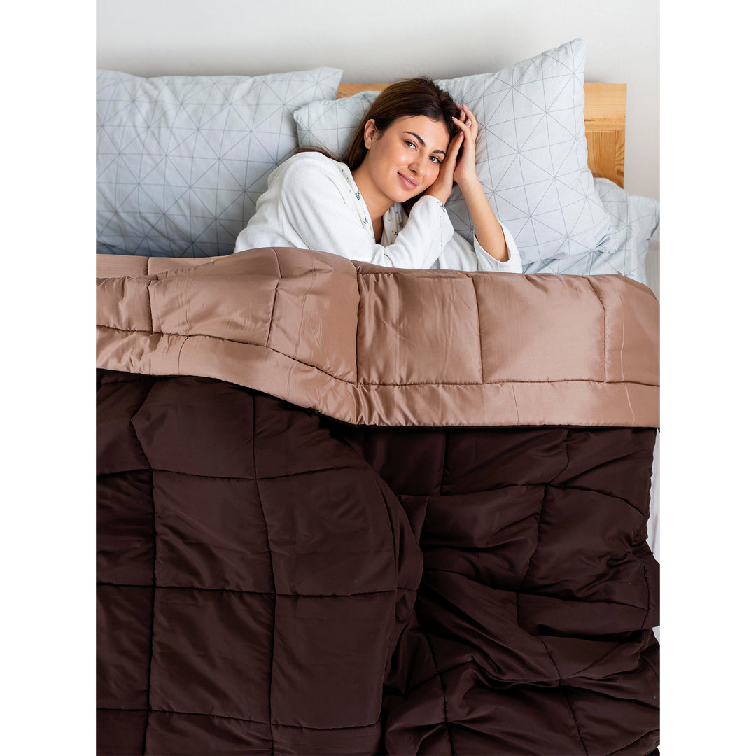 COOL FINISH PREMIUM 500 GSM - SOLID REVERSIBLE WINTER SHIELD ACUTE WINTER DUVET