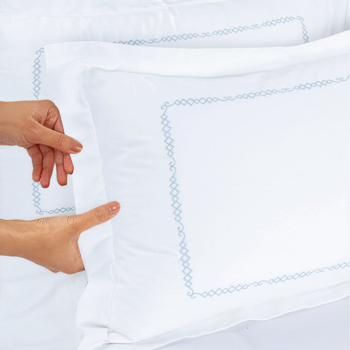 Diamond Luxe Super King Bedsheet Set