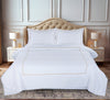 URBAN COUTURE - 300 TC  LINEN SET WITH LINE EMBROIDERY