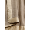 Dune Harmony Mulmul Bed Spread with Embroidered Cushion Covers
