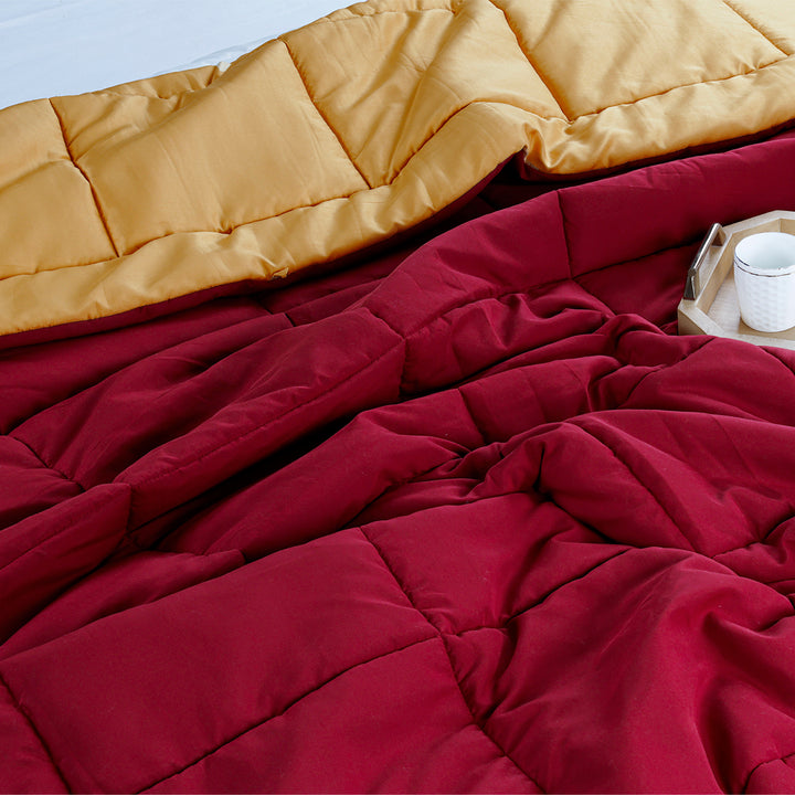 COOL FINISH PREMIUM 500 GSM - SOLID REVERSIBLE WINTER SHIELD ACUTE WINTER DUVET