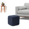 Cube Knitted Footstool
