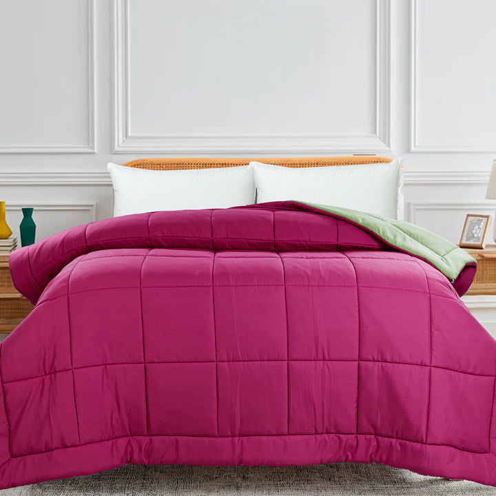 COOL FINISH PREMIUM 500 GSM - SOLID REVERSIBLE WINTER SHIELD ACUTE WINTER DUVET