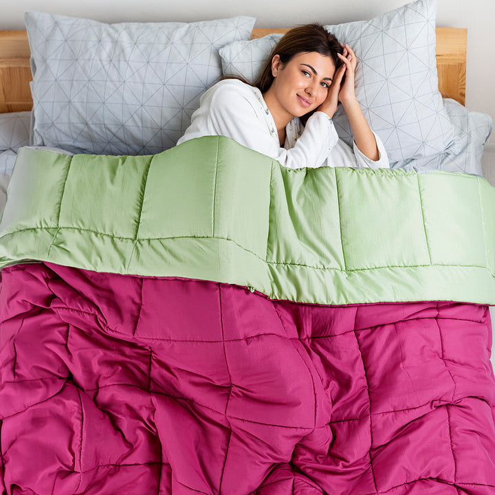SOLID REVERSIBLE WINTER PLEASURE ALL SEASON DUVET 250 GSM