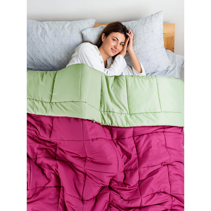 COOL FINISH PREMIUM 500 GSM - SOLID REVERSIBLE WINTER SHIELD ACUTE WINTER DUVET