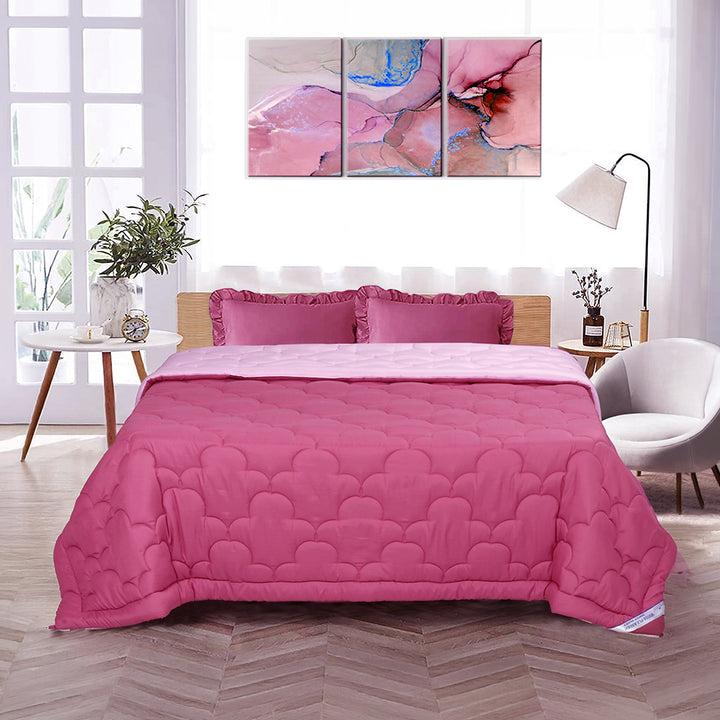 SOLID REVERSIBLE WINTER PLEASURE ALL SEASON DUVET 250 GSM