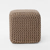 Cube Knitted Footstool