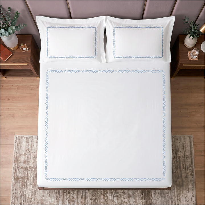 Diamond Luxe Super King Bedsheet Set