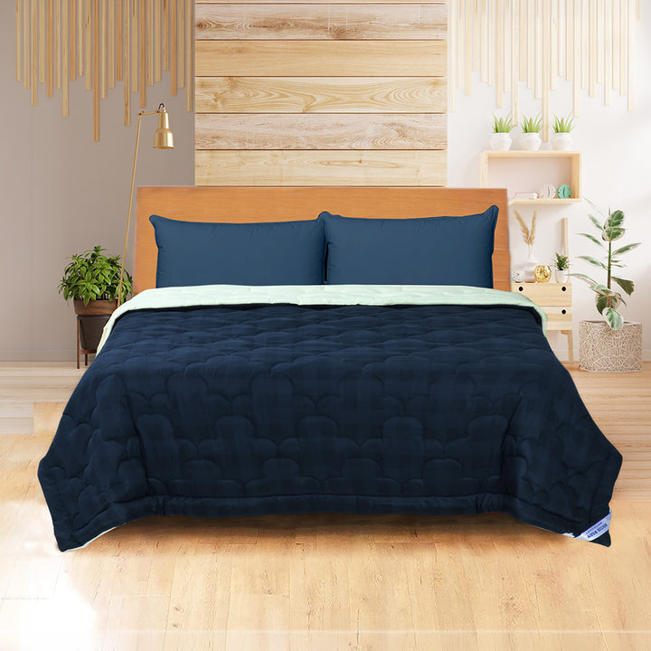 SOLID REVERSIBLE WINTER PLEASURE ALL SEASON DUVET 250 GSM