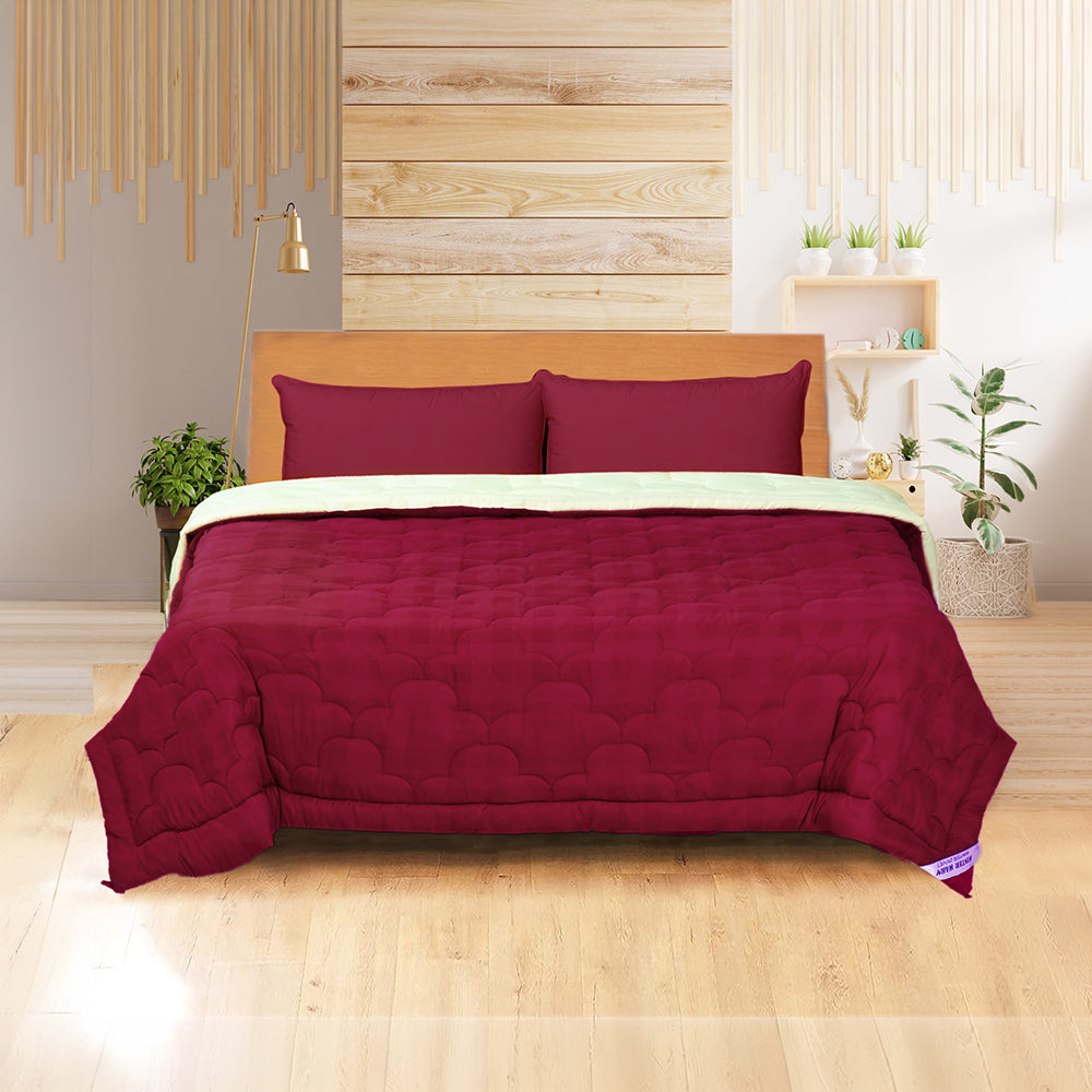 SOLID REVERSIBLE WINTER PLEASURE ALL SEASON DUVET 250 GSM
