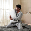 SILVER SHEEN PILLOW