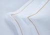URBAN COUTURE - 300 TC   BED SHEET SET WITH LINE EMBROIDERY