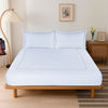 BED SHEET SET WITH LINE EMBROIDERY