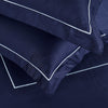 BED SHEET, DUVET COVER, PILLOW COVER SET WITH LINE EMBROIDERY
