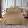 BED SHEET, DUVET COVER, PILLOW COVER SET WITH LINE EMBROIDERY