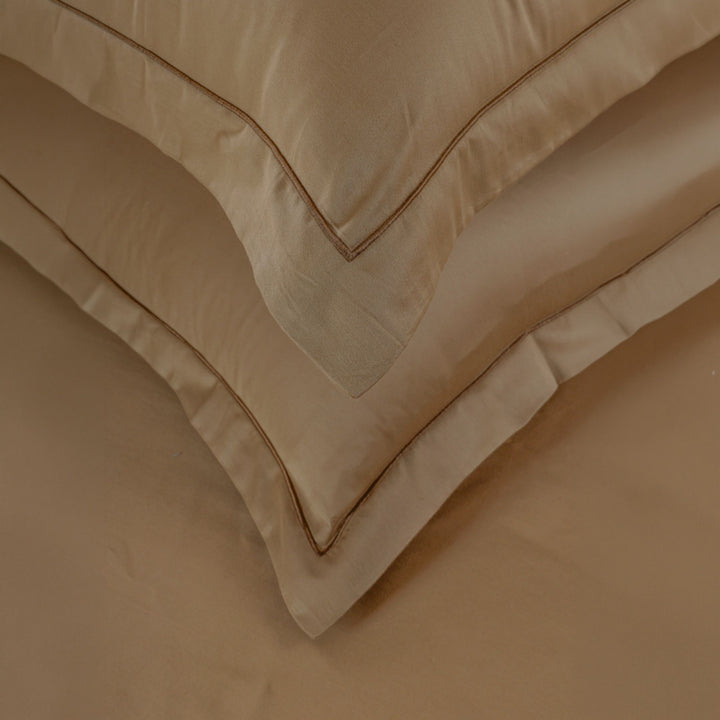 BED SHEET, DUVET COVER, PILLOW COVER SET WITH LINE EMBROIDERY