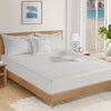 BED SHEET, DUVET COVER, PILLOW COVER SET WITH LINE EMBROIDERY