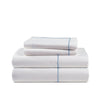 BED SHEET, DUVET COVER, PILLOW COVER SET WITH LINE EMBROIDERY
