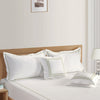 BED SHEET, DUVET COVER, PILLOW COVER SET WITH LINE EMBROIDERY