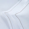 BED SHEET, DUVET COVER, PILLOW COVER SET WITH LINE EMBROIDERY