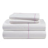 BED SHEET, DUVET COVER, PILLOW COVER SET WITH LINE EMBROIDERY