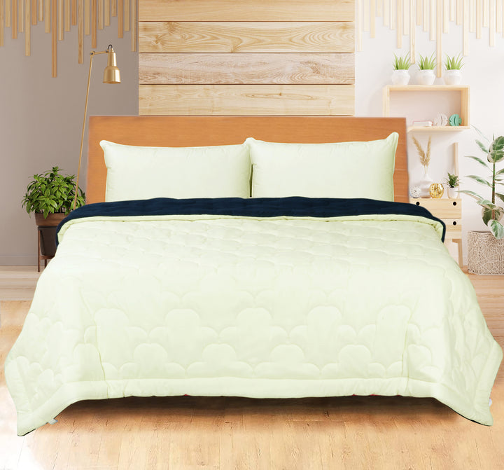 COOL FINISH PREMIUM 500 GSM - SOLID REVERSIBLE WINTER SHIELD ACUTE WINTER DUVET