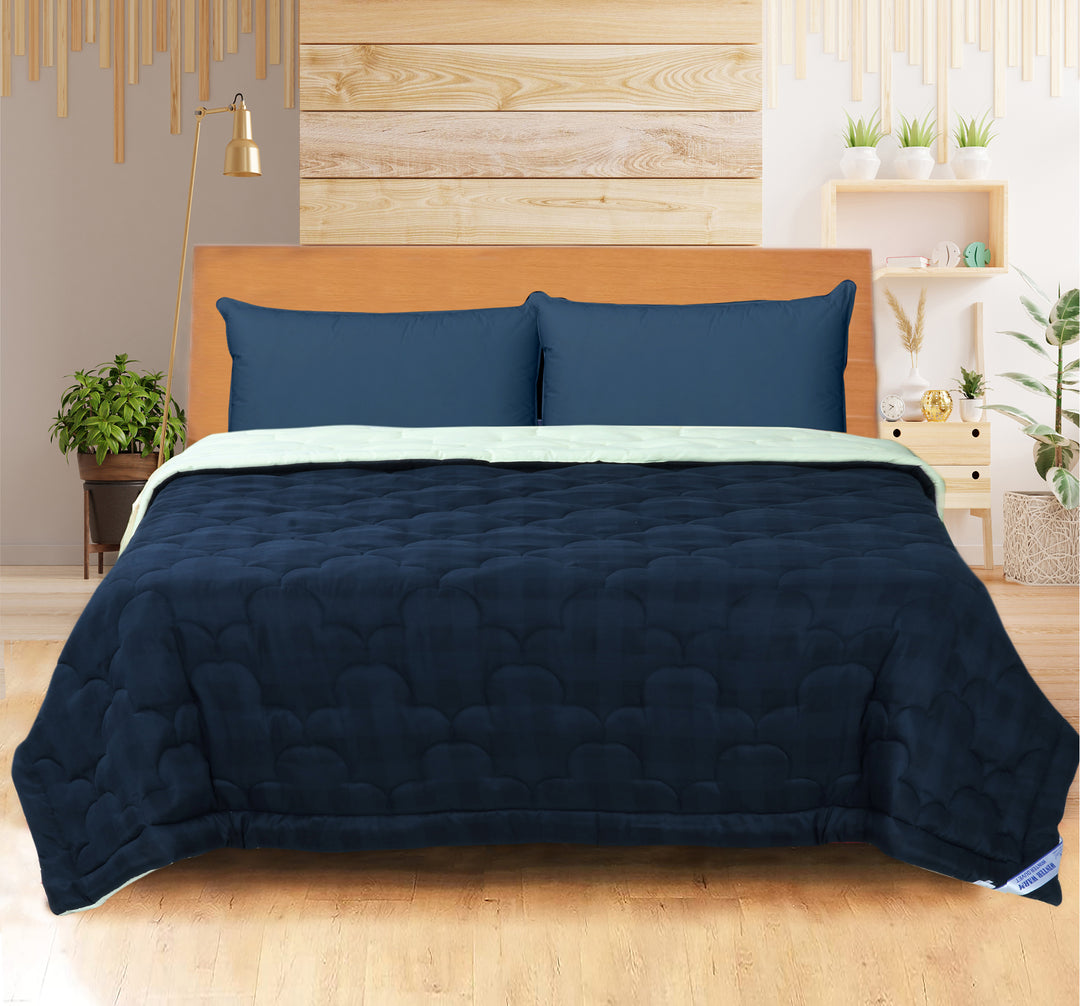COOL FINISH PREMIUM 500 GSM - SOLID REVERSIBLE WINTER SHIELD ACUTE WINTER DUVET