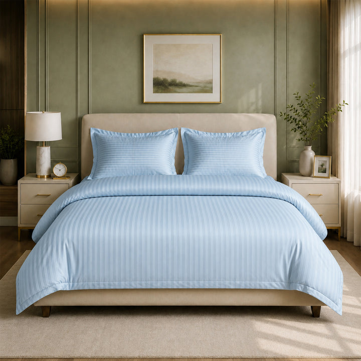 The Essence  - 350 TC Satin Stripe Duvet Covers
