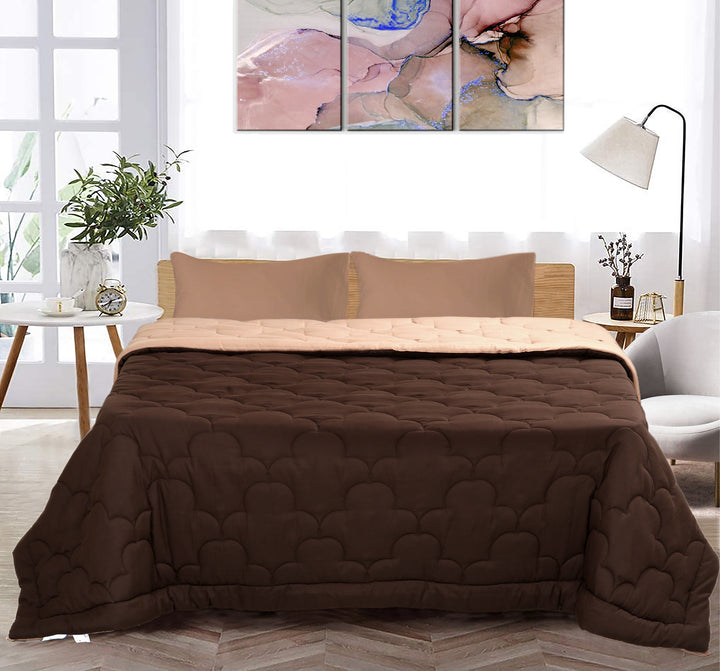 COOL FINISH PREMIUM 500 GSM - SOLID REVERSIBLE WINTER SHIELD ACUTE WINTER DUVET