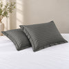 The Essence  - 350 TC Satin Stripe Pillow Covers