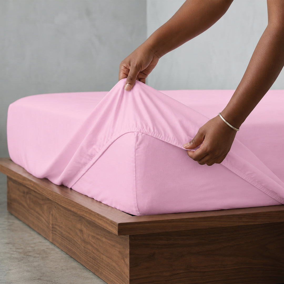 High Living - 300 TC Egyptian Cotton Fitted Bed Sheets
