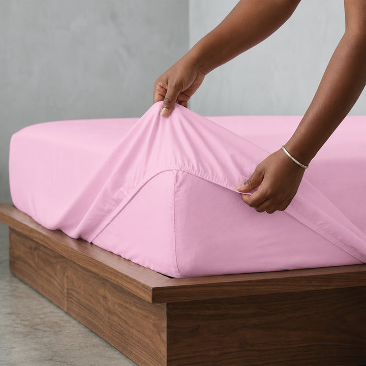 High Living - 300 TC Egyptian Cotton Fitted Bed Sheets