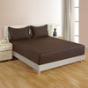 PLEASURE 210TC 1CM SATIN STRIPE / PLAIN BED SHEETS