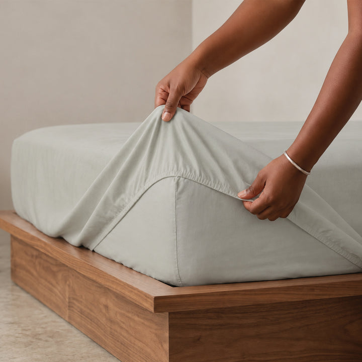 The Essence  - 350 TC Egyptian Cotton Fitted Bed Sheets