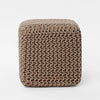 Cube Knitted Footstool