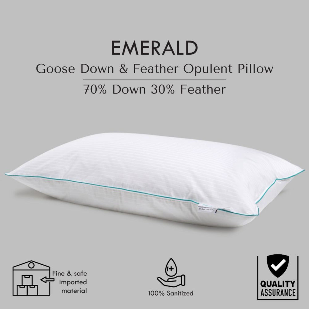 EMERALD 70% DOWN & 30% FEATHER OPULENT PILLOW
