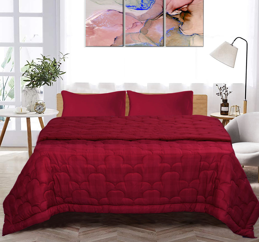 COOL FINISH PREMIUM 500 GSM - SOLID REVERSIBLE WINTER SHIELD ACUTE WINTER DUVET