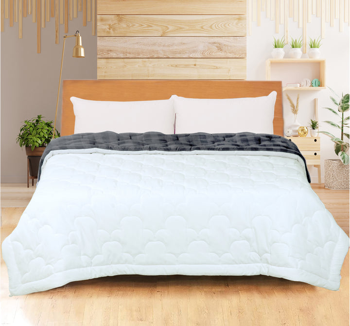 COOL FINISH PREMIUM 500 GSM - SOLID REVERSIBLE WINTER SHIELD ACUTE WINTER DUVET