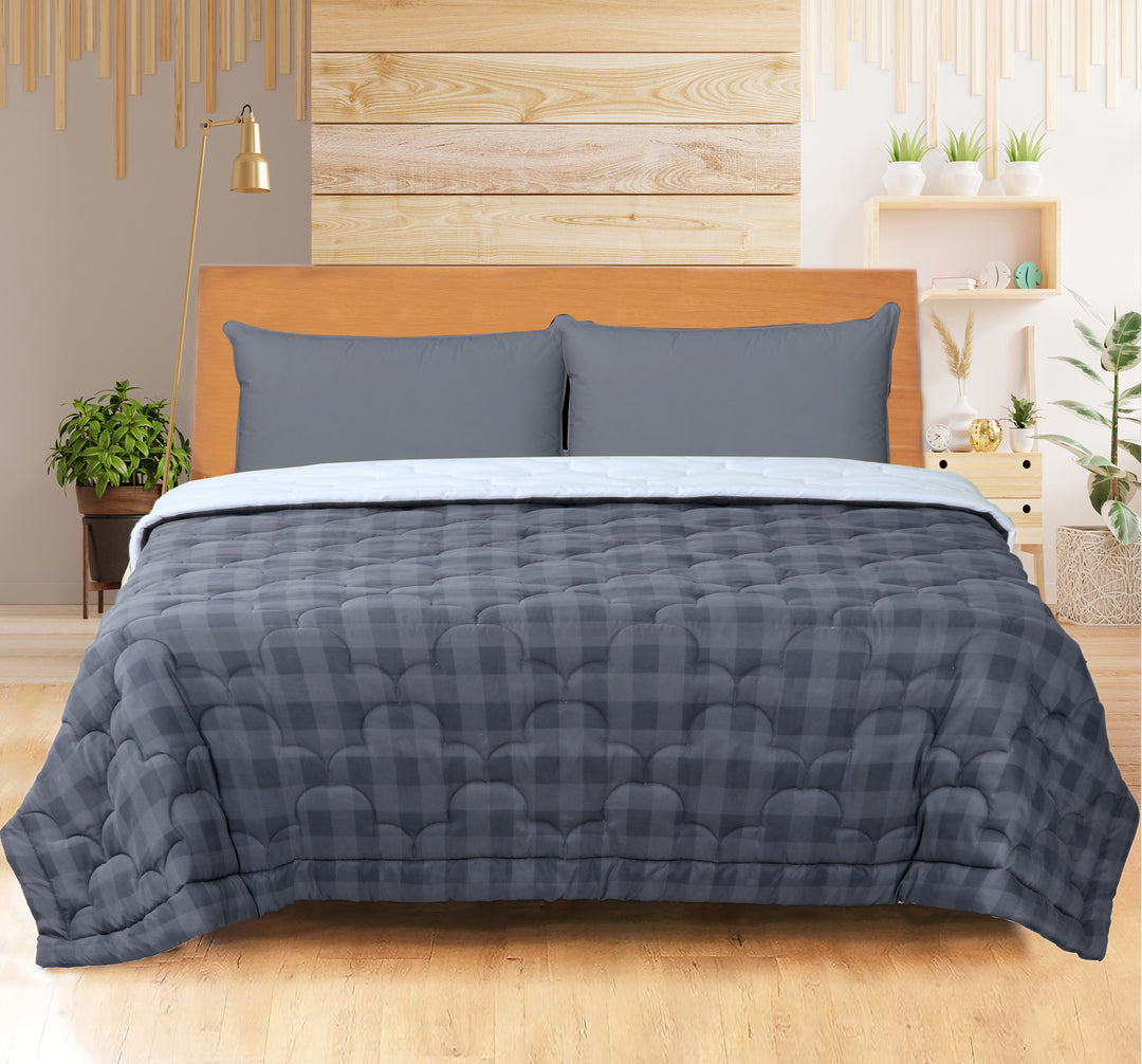 COOL FINISH PREMIUM 500 GSM - SOLID REVERSIBLE WINTER SHIELD ACUTE WINTER DUVET