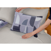 Silver Cloud Elan Mulmul Bed Spread with Embroidered Cushion Covers